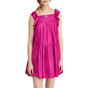 Free People Want Your Love Mini Dress in Orchid